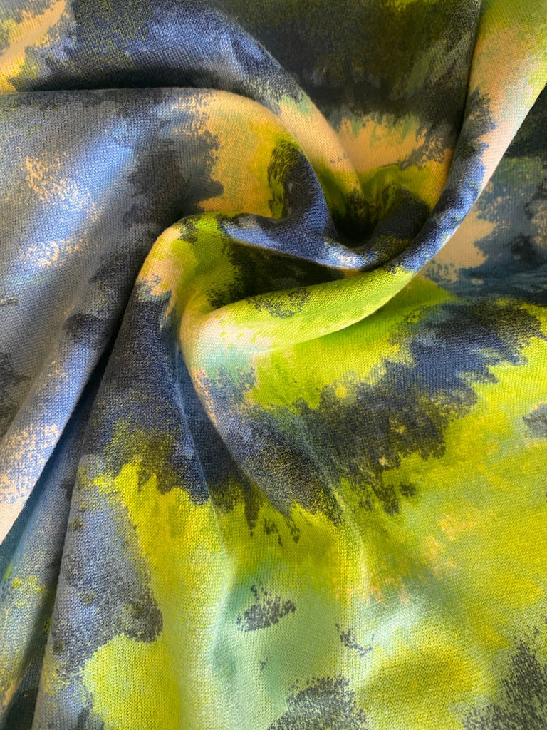 Vestido lactancia y embarazo clásico tiedye azul/verde Coco Maternity