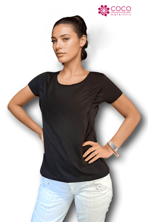 Blusa de Lactancia y Embarazo con Apertura Lateral - Coco Maternity