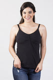 Blusa para lactancia Tank - Color negro | Cocomaternity