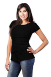 Blusa para lactancia olanes Black (Algodón)