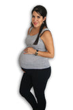 Blusa para lactancia tirante ancho color Gris jaspe Coco Maternity