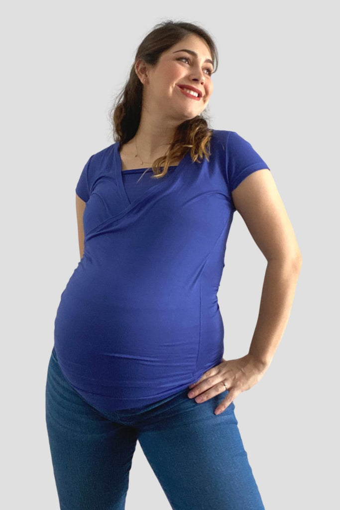 Blusa cruzada embarazo Coco Maternity