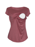 Blusa de Lactancia Coco Maternity Open Neck apertura